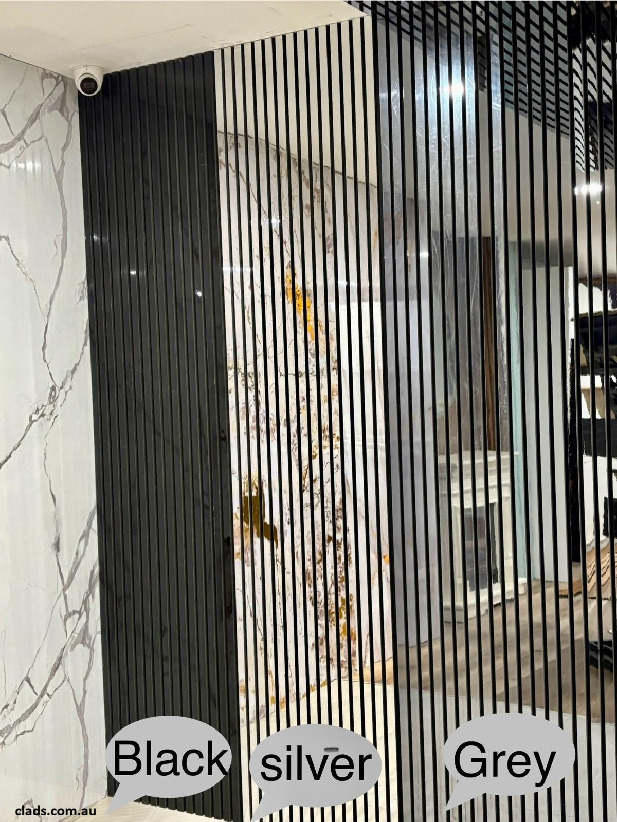 Mirror Acoustic Panel In Black 2.7 M - Cladding Supplies Of Australia