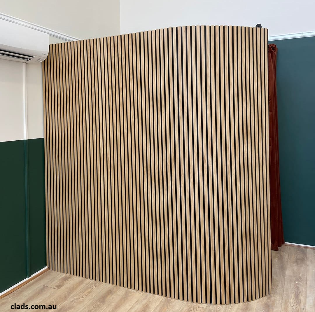 Acoustic Panel In Natural Oak 2.4 M - Cladding Supplies Of Australia