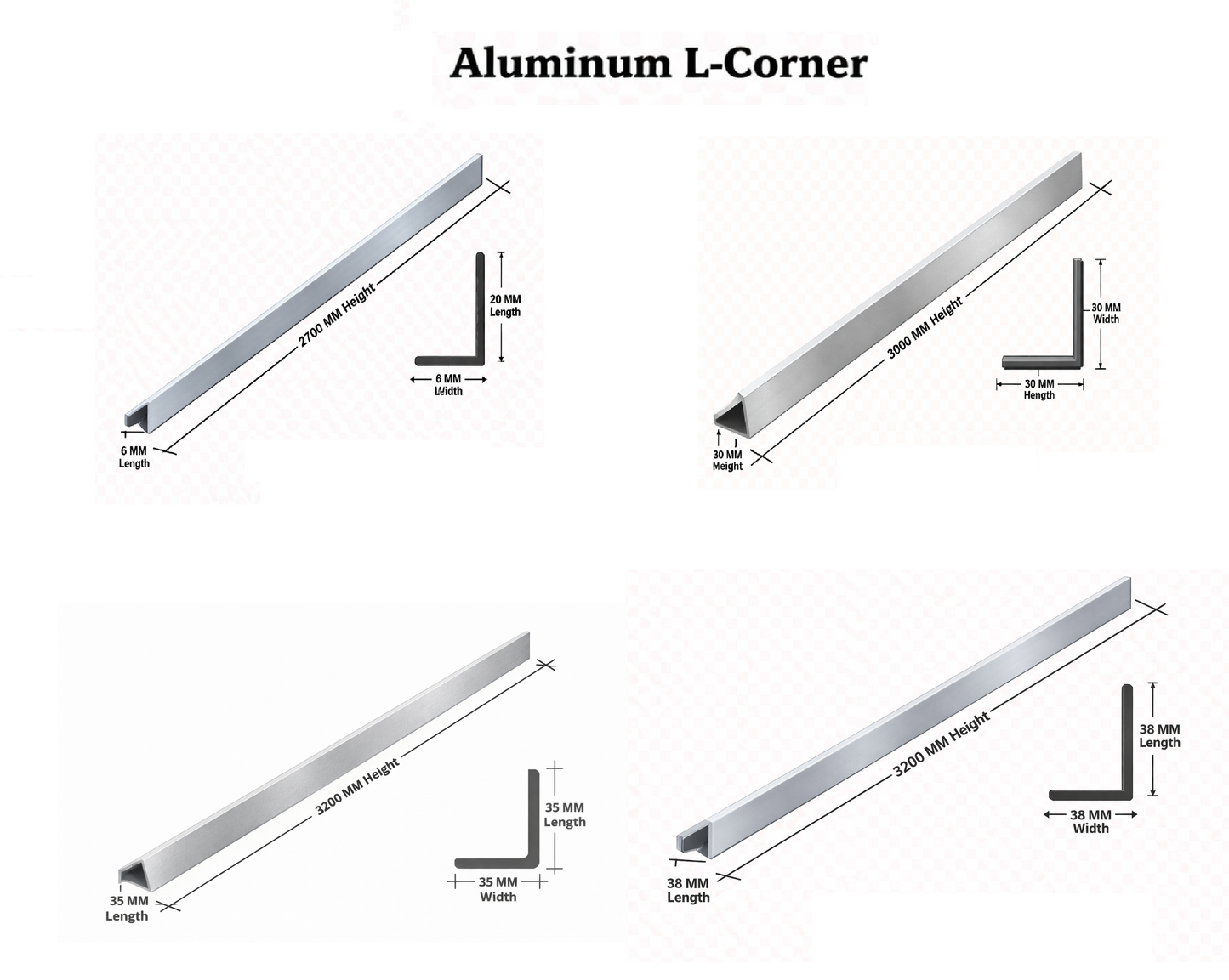 External cladding accessories from Cladding Supplies of Australia, showing metal brackets and trim for wall installation.