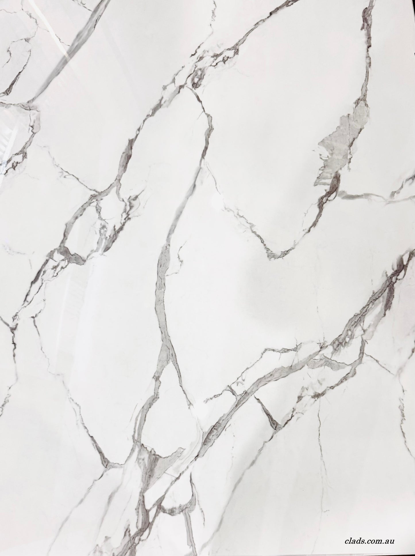 Glossy Marble Sheet in White Color 2.7 Meter
