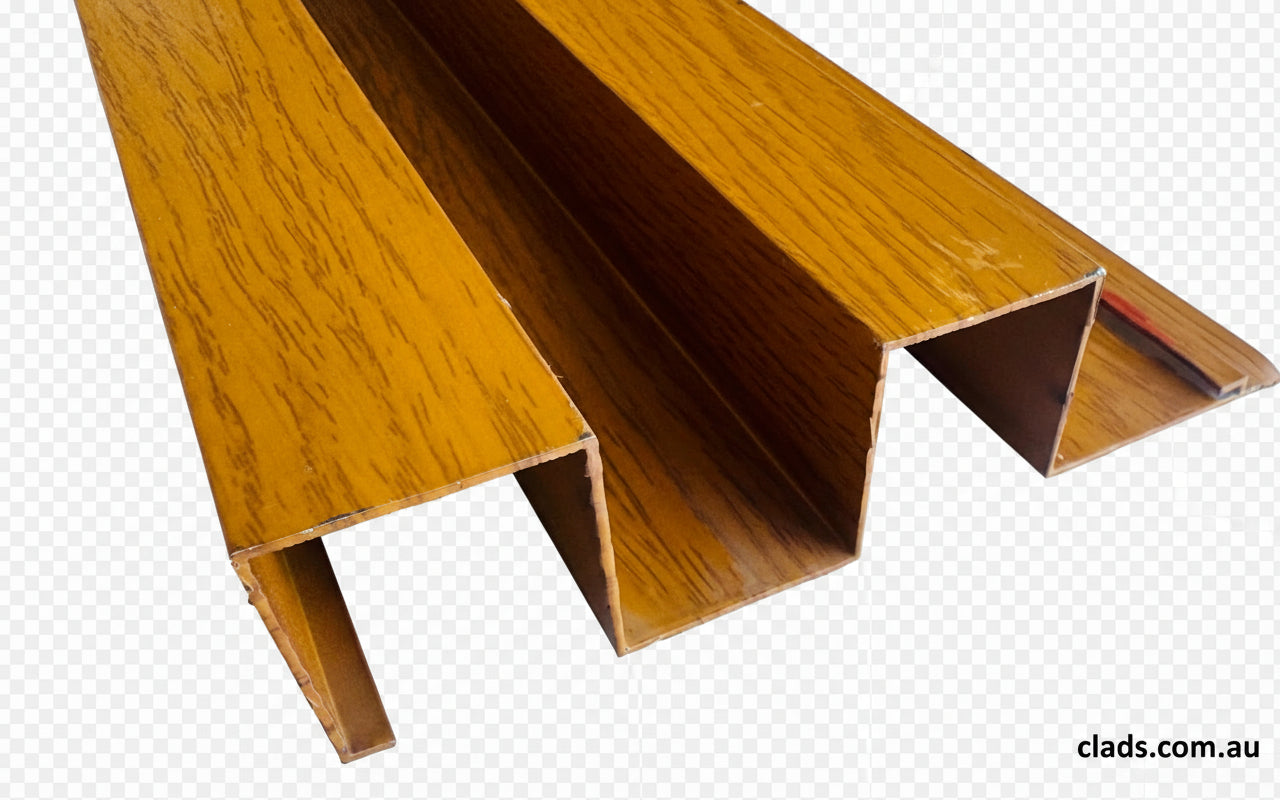 Aluminium Cladding In Timber Oak 3.2 M - Cladding Supplies Of Australia
