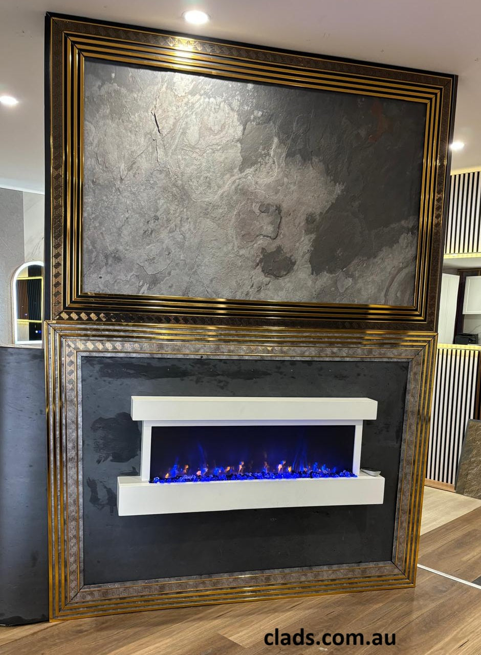 PS Wall Panel In Grey Gold 2.7 M