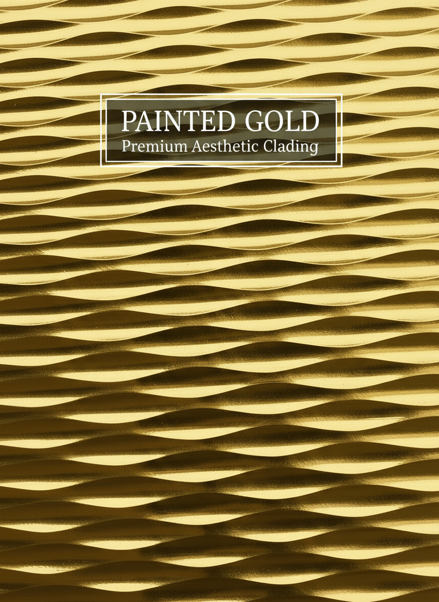 Close-up of a gold textured pattern