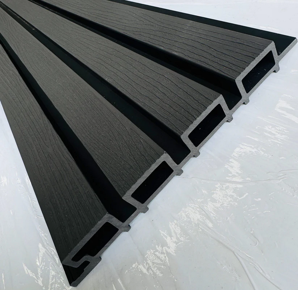 External Half Cladding in Charcoal Grey 4 Slat 5.8 M