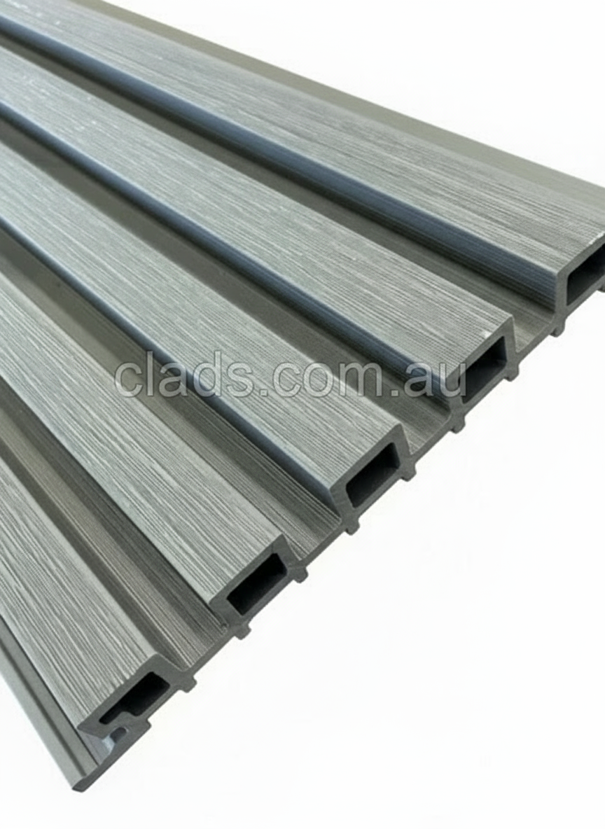 External Cladding Charcoal Grey Color 5 Slat 2.2 M