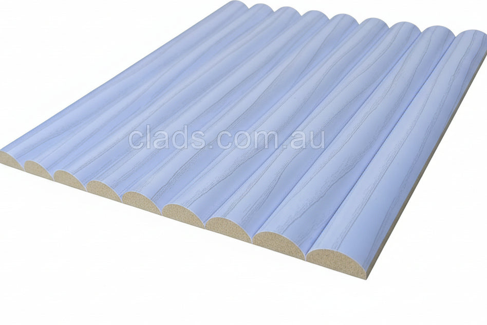 Flexible Mdf Half Round In White 2.7 M - Cladding Supplies Of Australia