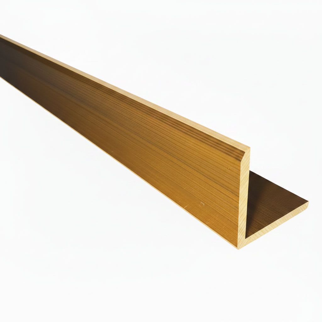 L corner external capping in gray, used for cladding edge finishing, from Cladding Supplies of Australia.