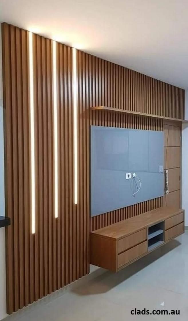 Internal Cladding In Ebony Wood