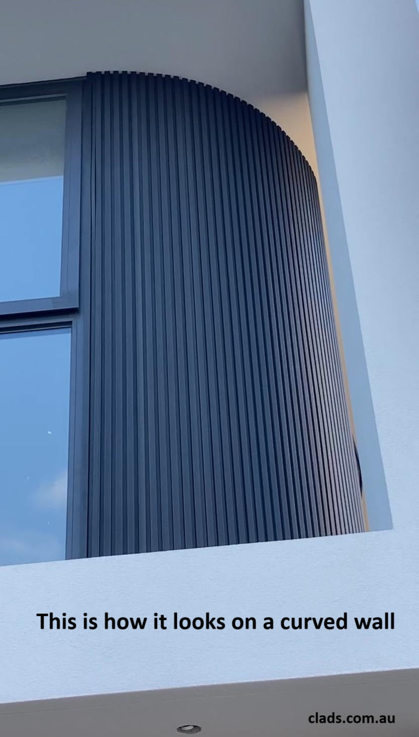 External Cladding White Color 4 Slat 3 M