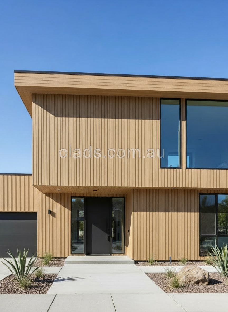 External Cladding In Teak Of Decking 4 slat 2.7 M