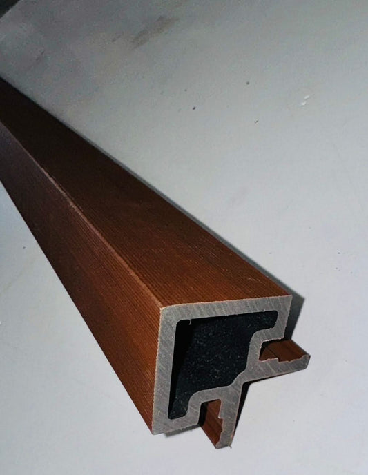 External Capping Corner Mahogany Color 2.9 M (90 Degree) - Cladding Supplies Of Australia