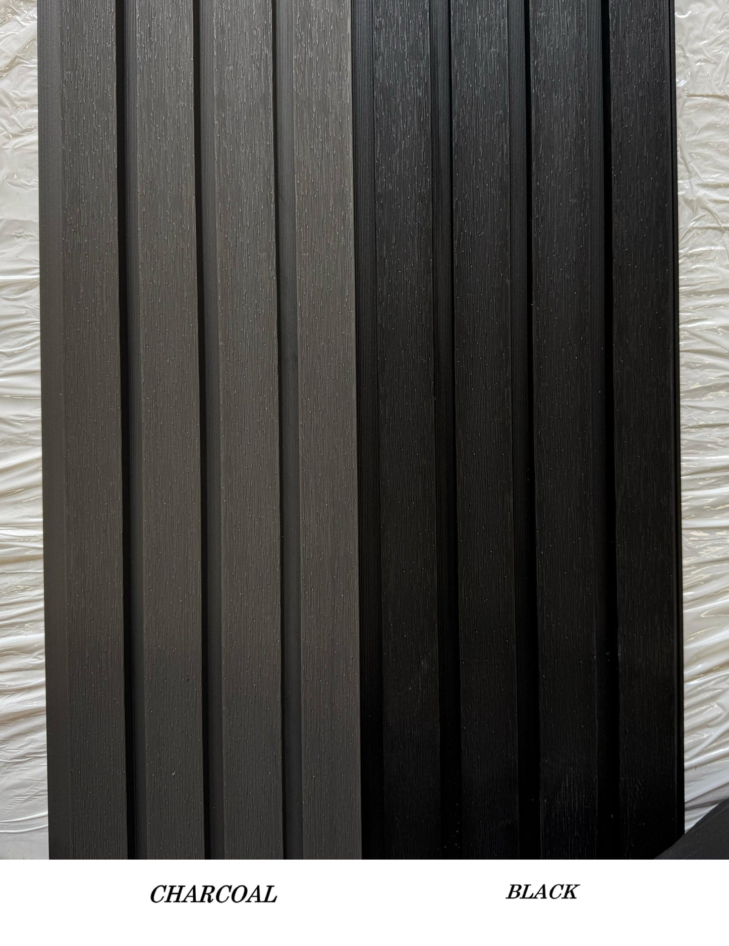 External Cladding In Charcoal Grey 4 Slat 3 M - Cladding Supplies Of Australia