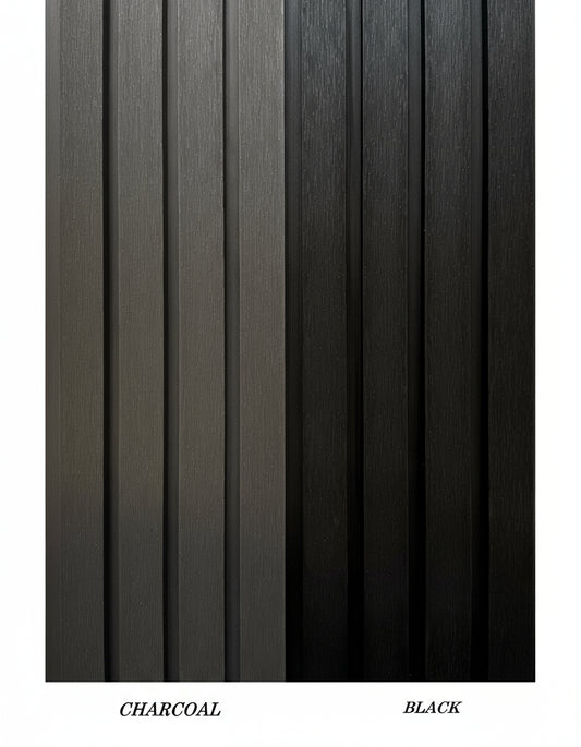 External Cladding In Charcoal Grey 4 Slat 3 M - Cladding Supplies Of Australia
