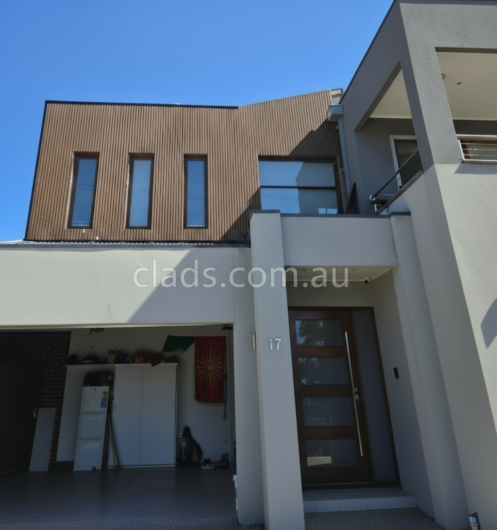 External Cladding In Half Brown 4 Slat 2.4 M - Cladding Supplies Of Australia