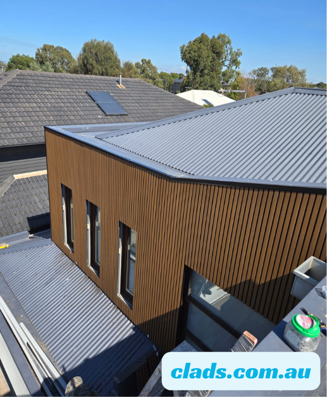 External Cladding In Half Brown 4 Slat 2.4 M - Cladding Supplies Of Australia