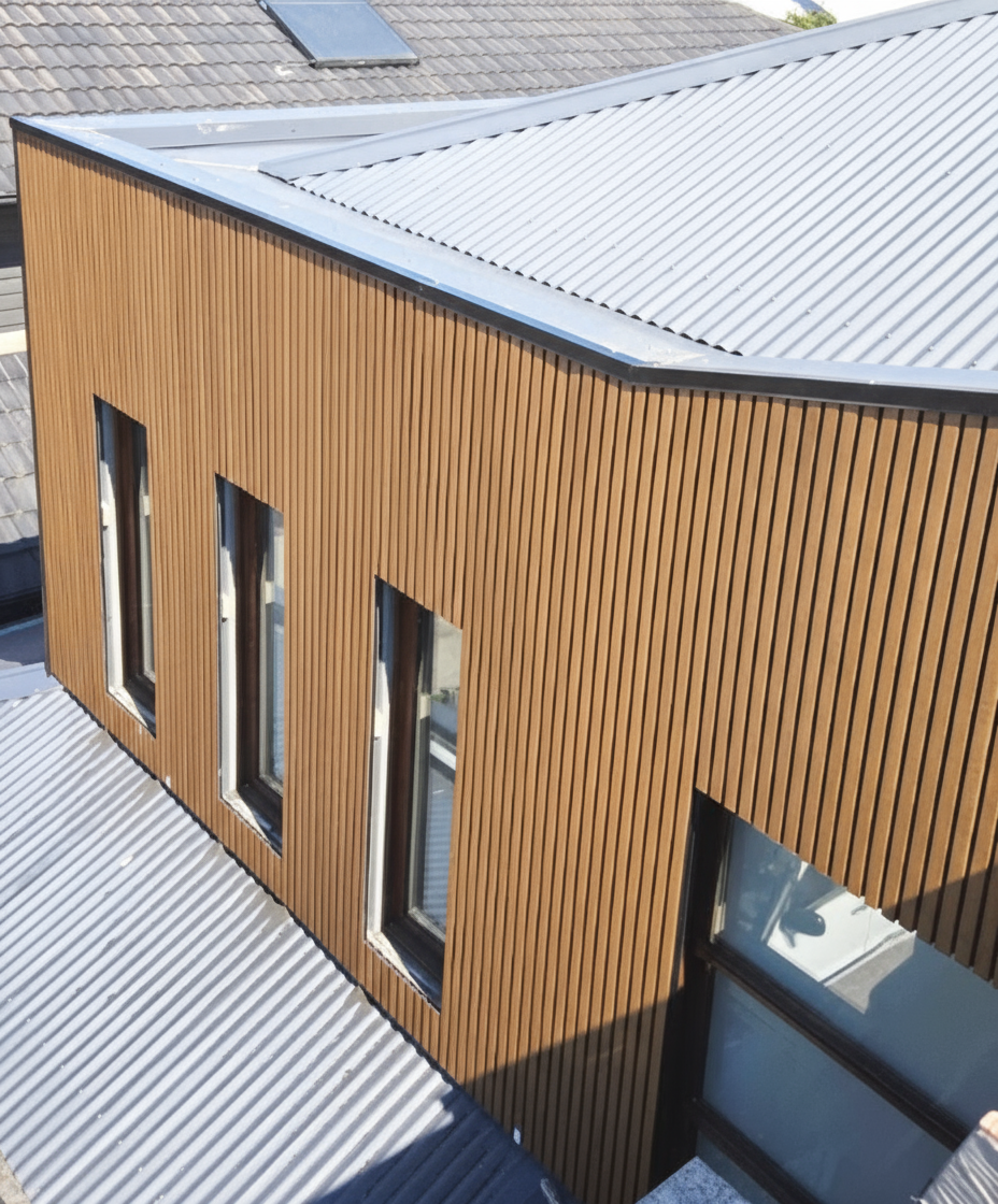 External Cladding In Half Brown 4 Slat 2.4 M - Cladding Supplies Of Australia