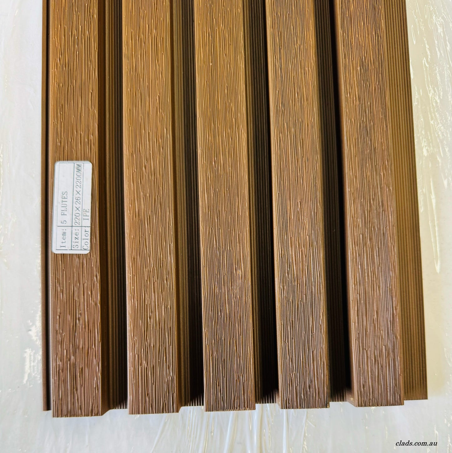 External Cladding In IPE 5 Slat 2.2 M - Cladding Supplies Of Australia