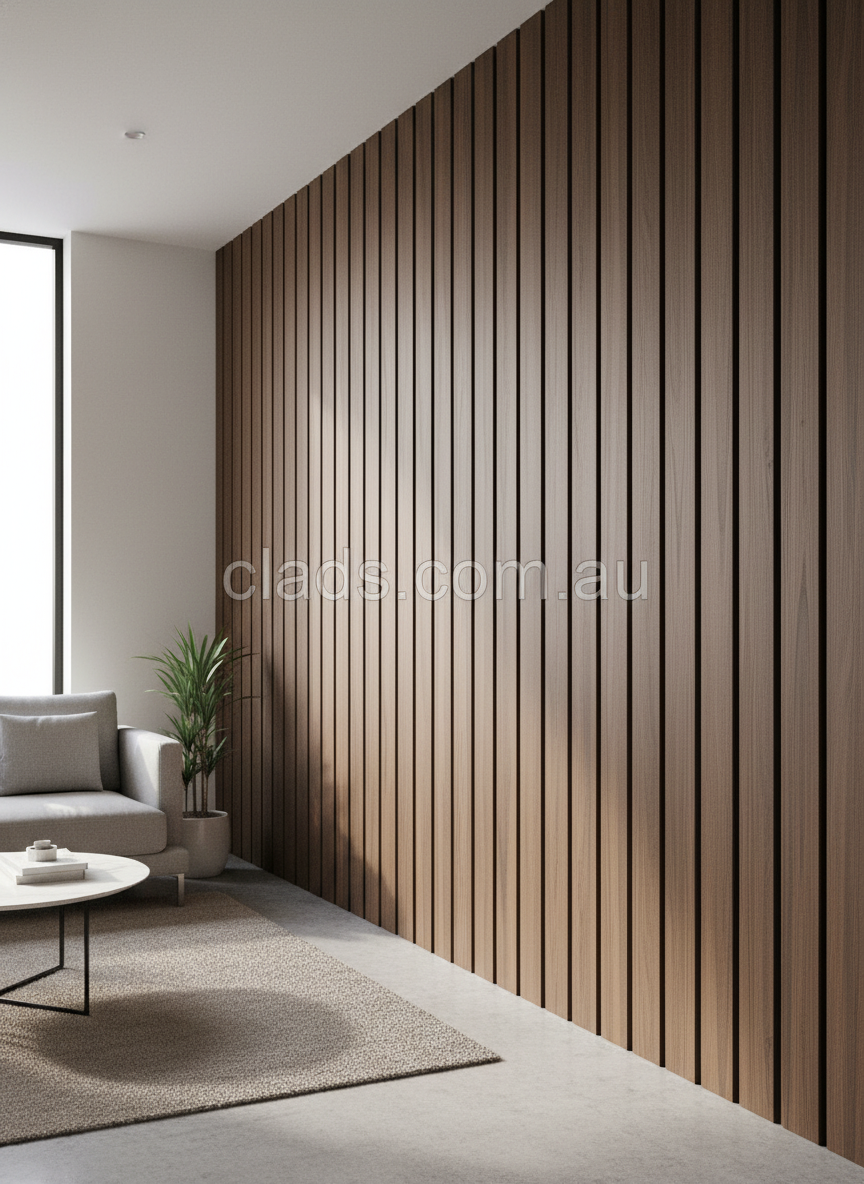 External Cladding In Brown Walnut 4 Slat 3 M (New Variant)