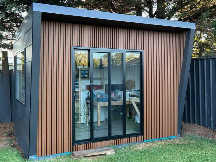 External Cladding In Half Brown 4 Slat 2.4 M - Cladding Supplies Of Australia