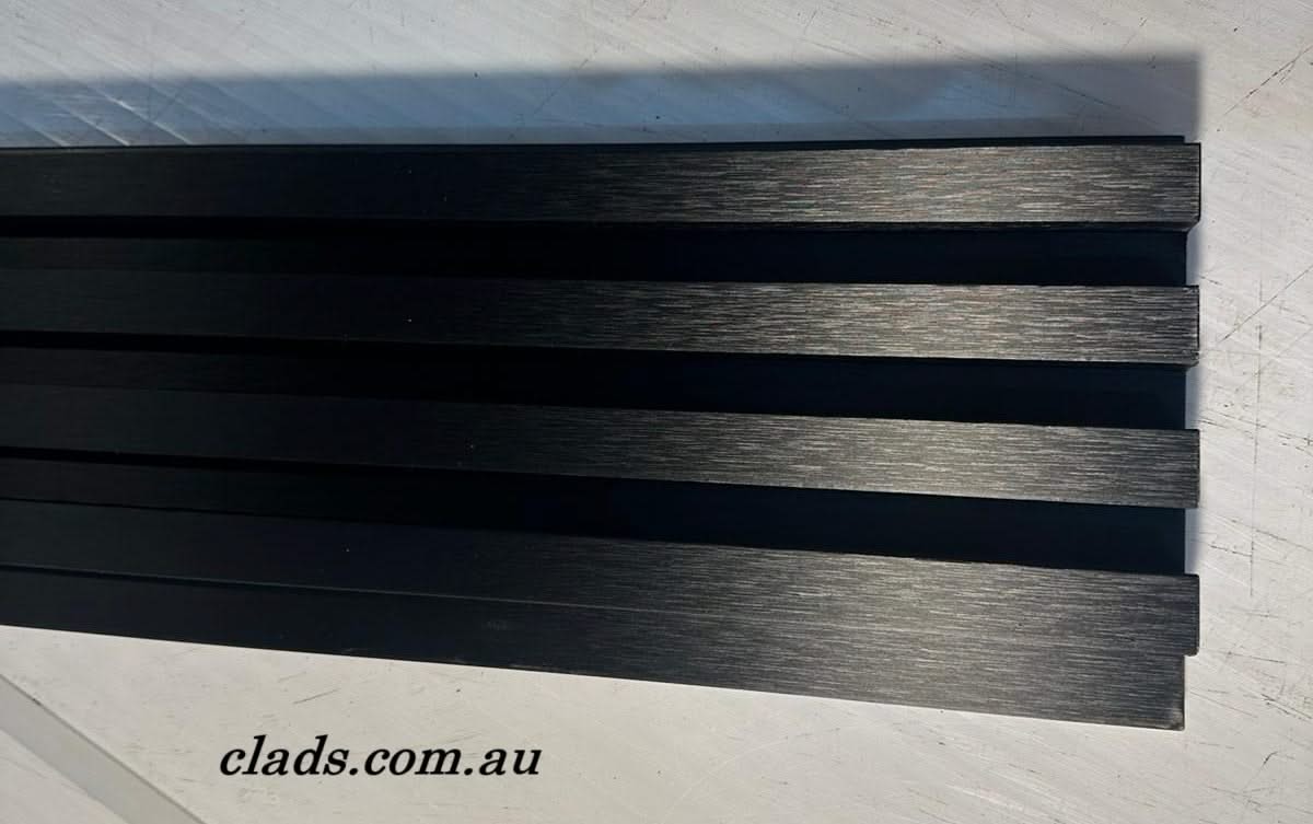 Internal Cladding in Black-37 4 Slat 2.7 M - Cladding Supplies Of Australia