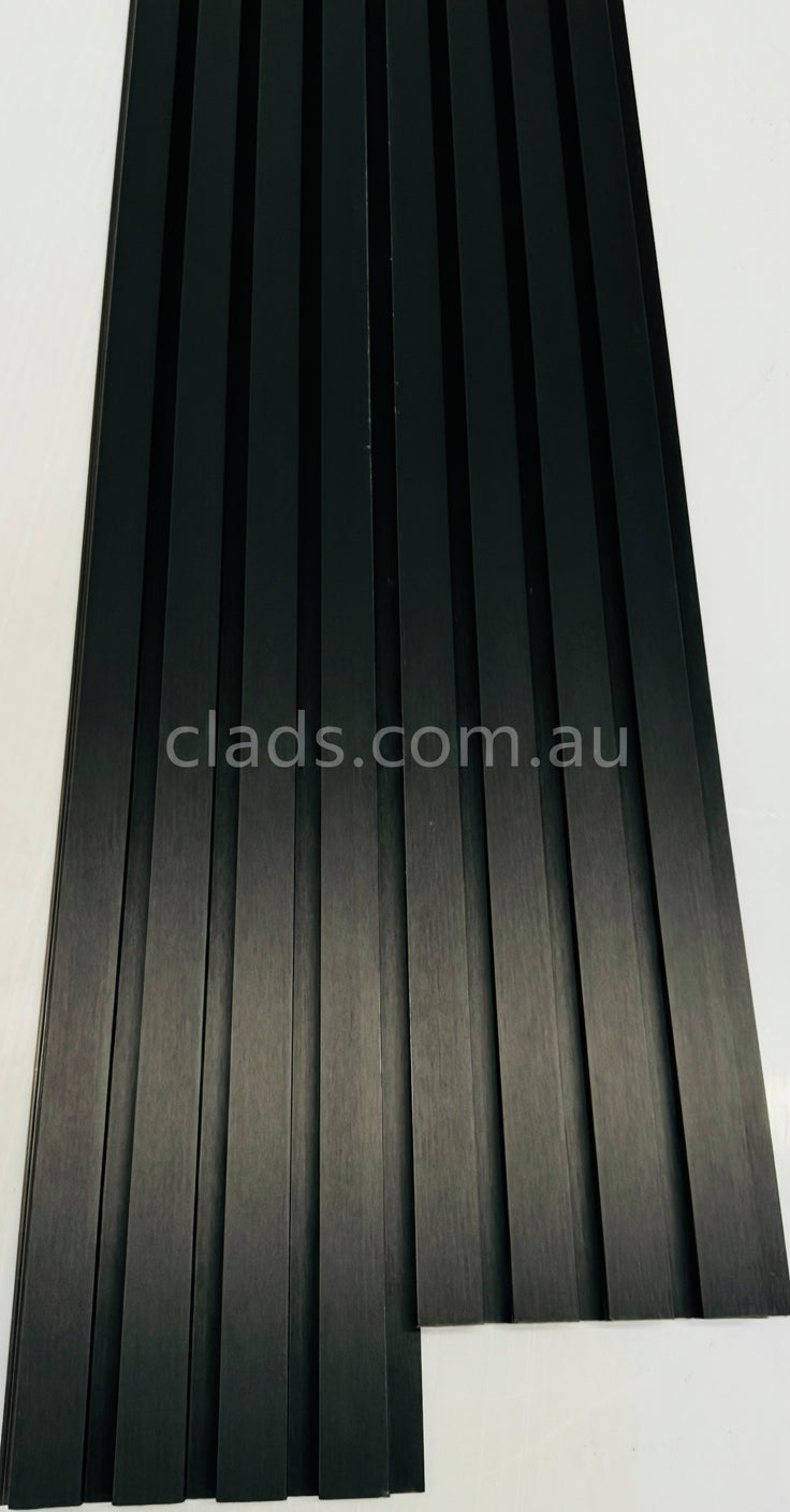 Internal Cladding In Black 4 Slat 5.8 M - Cladding Supplies Of Australia