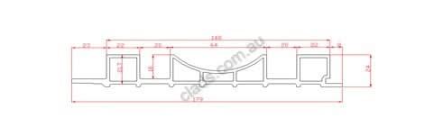 Internal Cladding In Dark Walnut 3 M - Cladding Supplies Of Australia