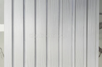 Internal Cladding In 21 MM White Big Flute 4 Slat 5.8 M - Cladding Supplies Of Australia