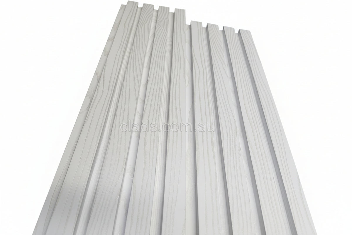 Smooth White Cladding Elevate Wall Style with Our Snow White 5.8 M Panels