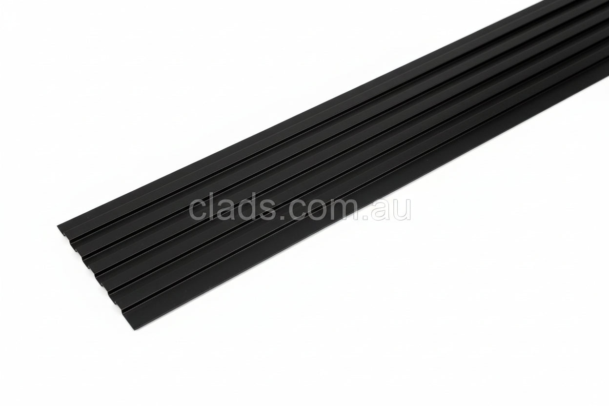 1.9 MM Thick Shadow Aluminium Cladding In Black