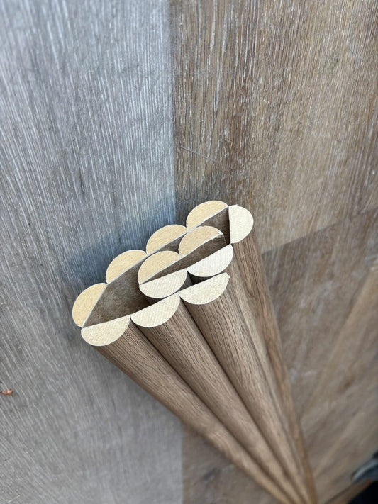 Flexible Mdf Half Round In Dark Teak 2.7 M - Cladding Supplies Of Australia