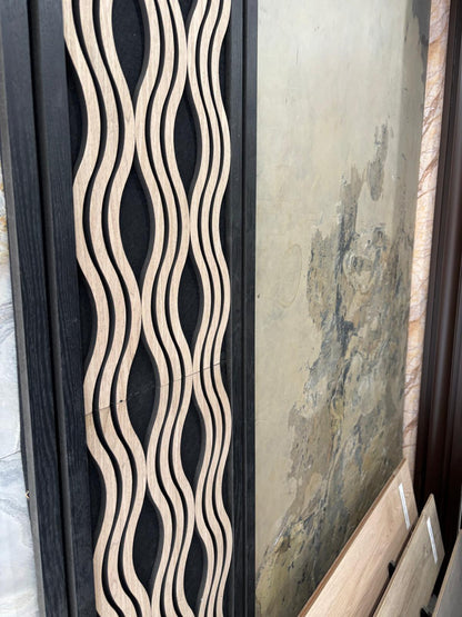 Acoustic Panel Modern Wave Wood 1.2 M - Cladding Supplies Of Australia