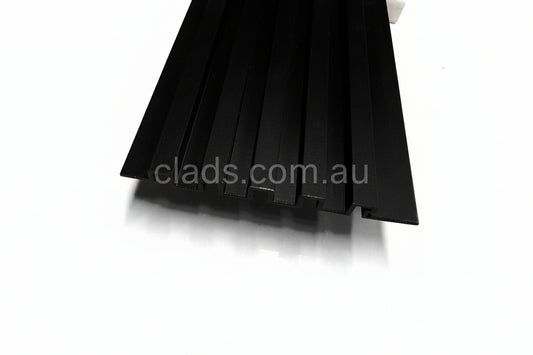 1.9 MM Thick Shadow Aluminium Cladding In Black