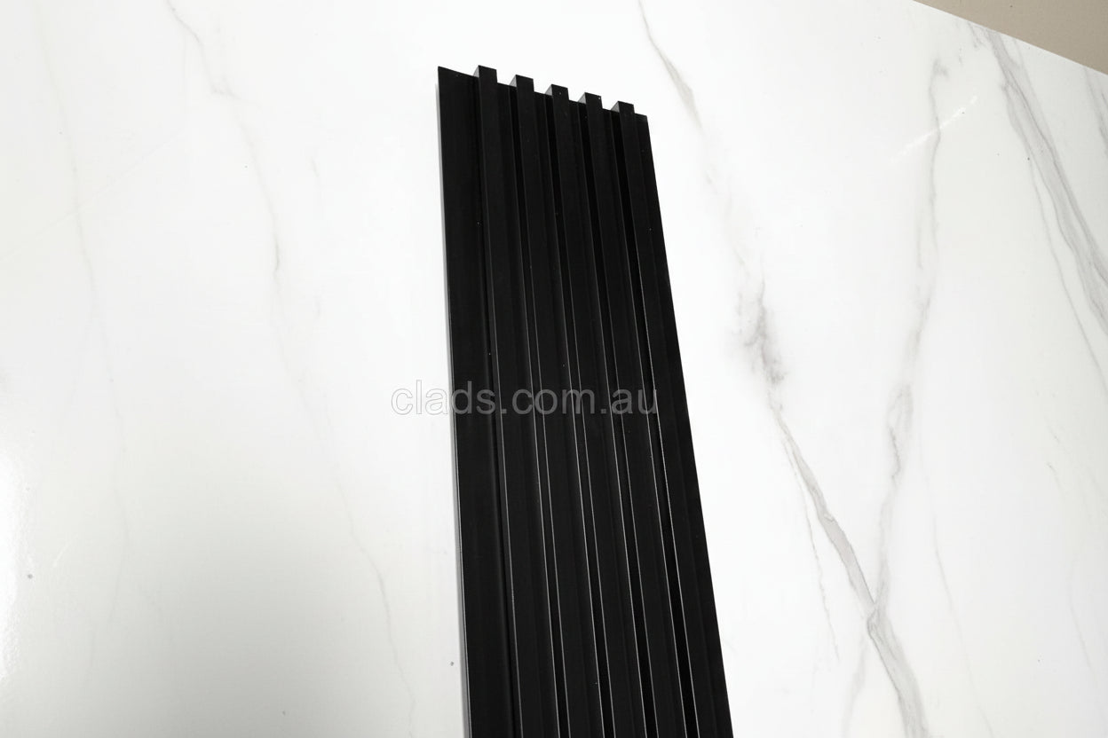 1.9 MM Thick Shadow Aluminium Cladding In Black