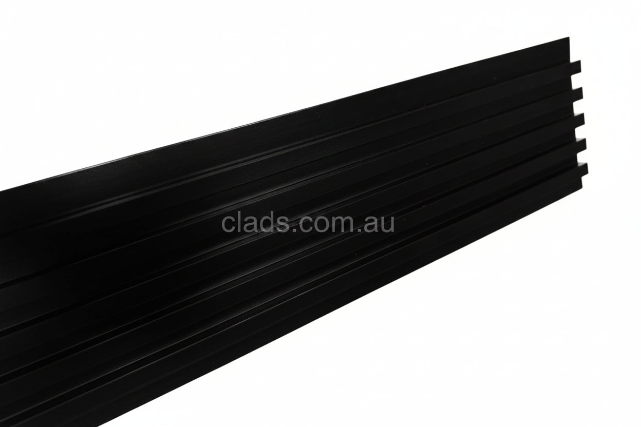 1.9 MM Thick Shadow Aluminium Cladding In Black