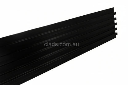 1.9 MM Thick Shadow Aluminium Cladding In Black