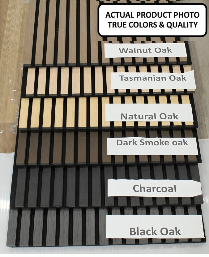 Acoustic Panel Walnut Oak Color 2.7 M