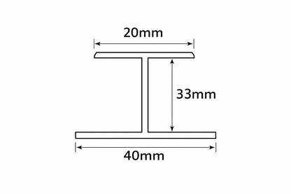 Cladding H Join Cap - Cladding Supplies Of Australia