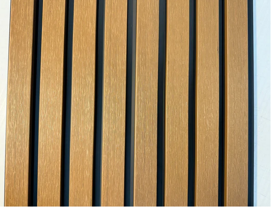 External Cladding In Half Brown 4 Slat 3 M