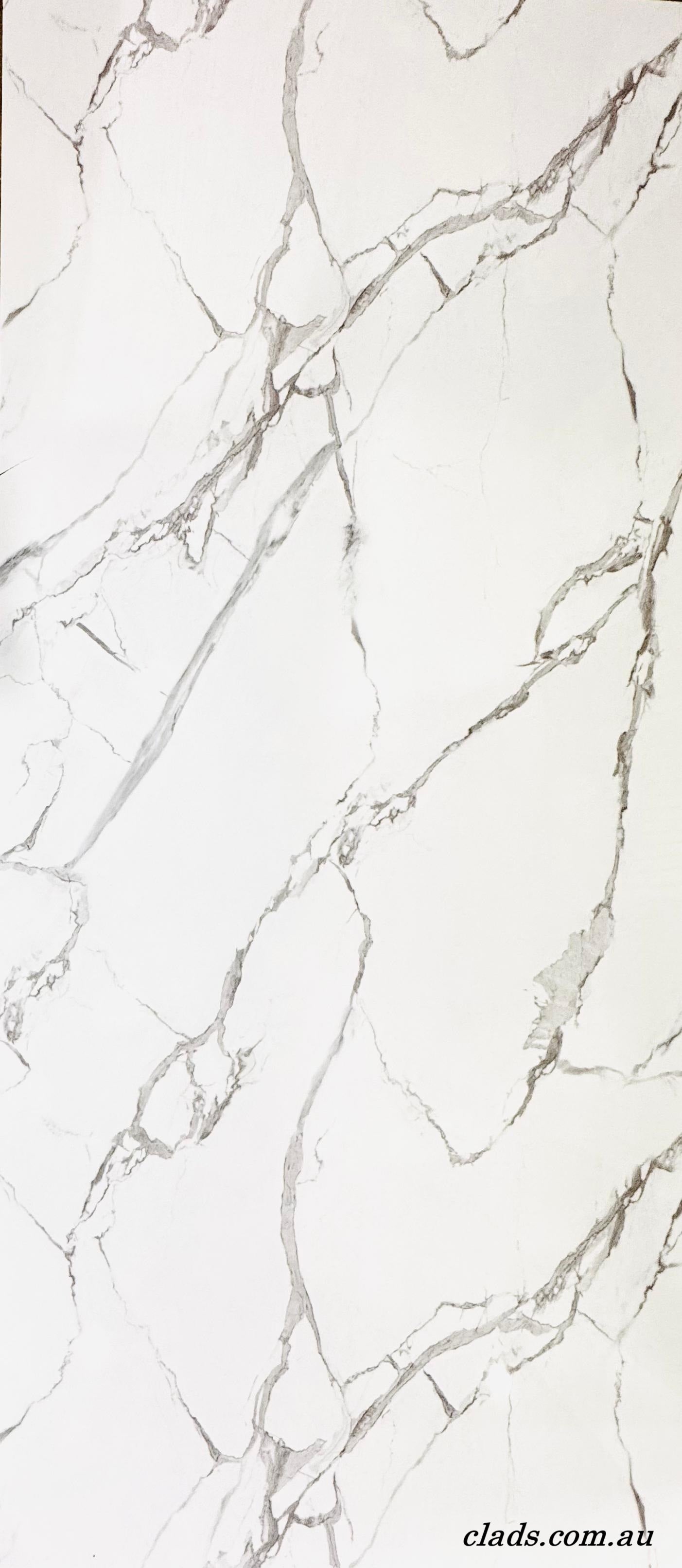 Glossy Marble Sheet in White Color 2.7 Meter