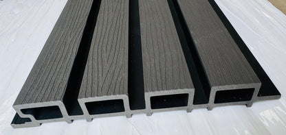 External Half Cladding In Charcoal Grey 4 Slat 5.8 M