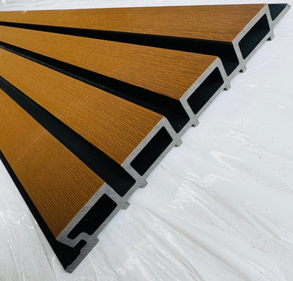 External Cladding In Half Brown 4 Slat 2.4 M