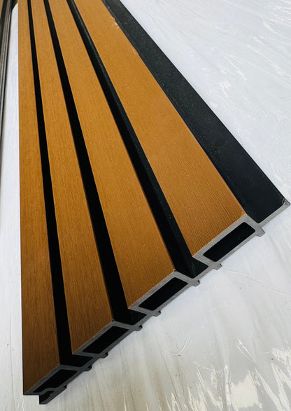 External Half Cladding In Brown 4 Slat 5.8 M