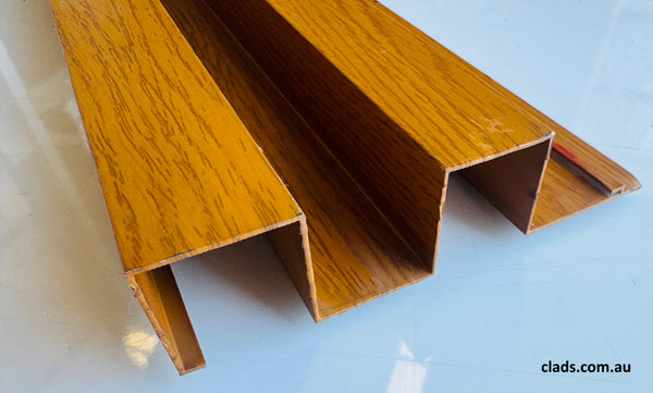 Aluminium Cladding In Timber Oak 3.2 M Aluminium Cladding In Timber Oak 3.2 M