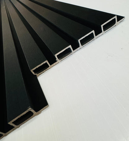 Internal Cladding In Black 4 Slat 3 M