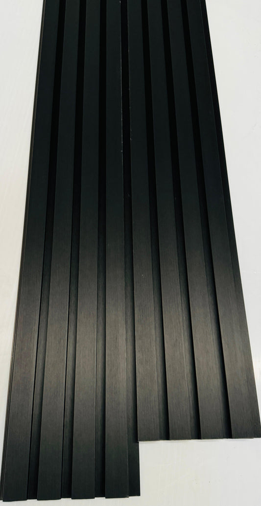 Internal Cladding In Black 4 Slat 3 M