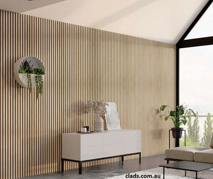 Internal Cladding In Dark Teak 4 Slat 2.7 M - Cladding Supplies Of Australia