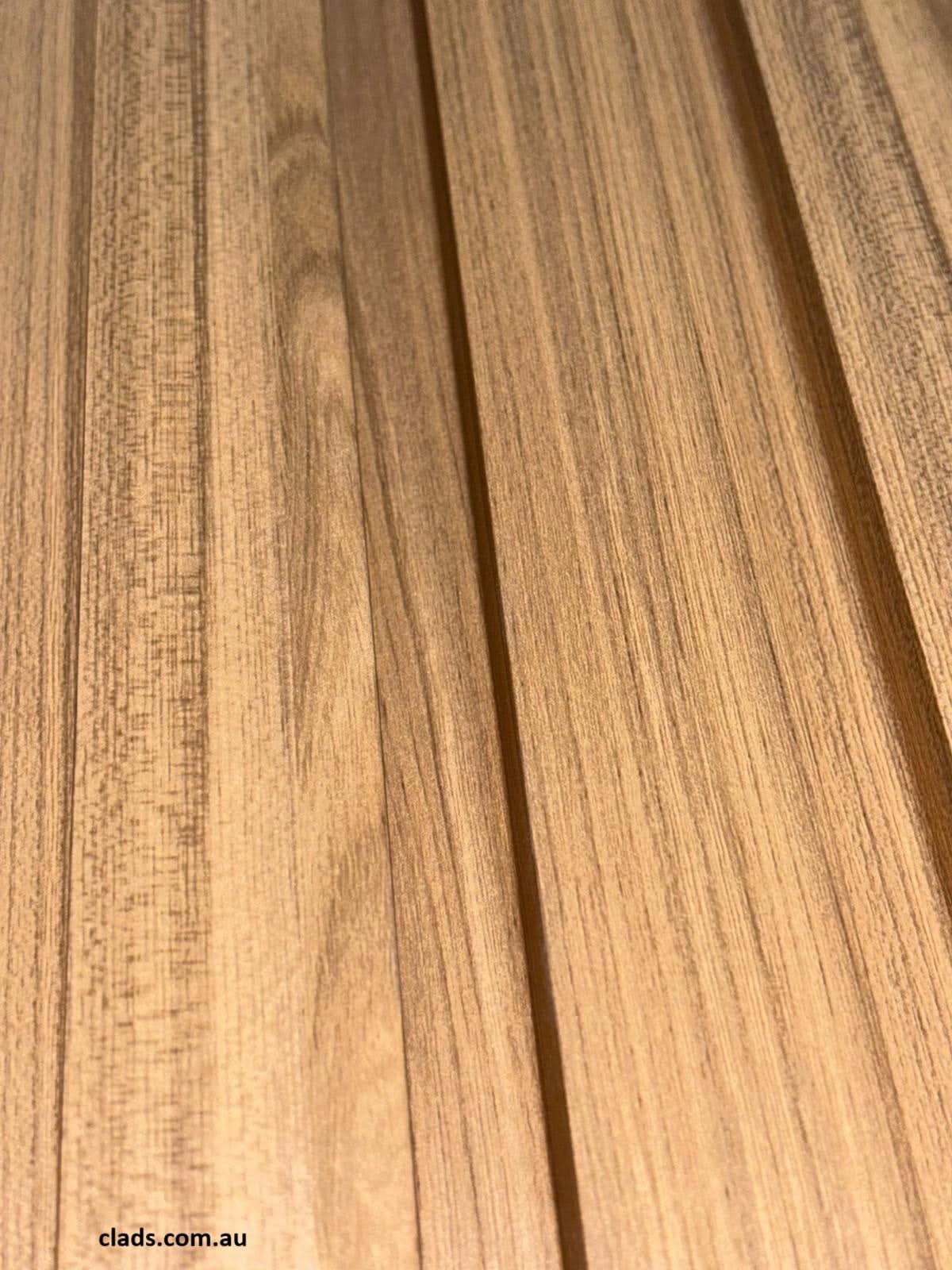 Internal Cladding In 21 MM Teak Big Flute 4 Slat 5.8 M - Cladding Supplies Of Australia