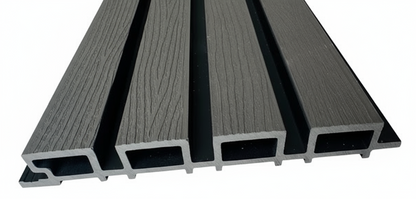 External Half Cladding in Charcoal Grey 4 Slat 5.8 M