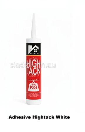 Adhesive Hightack White and Silicone Clear