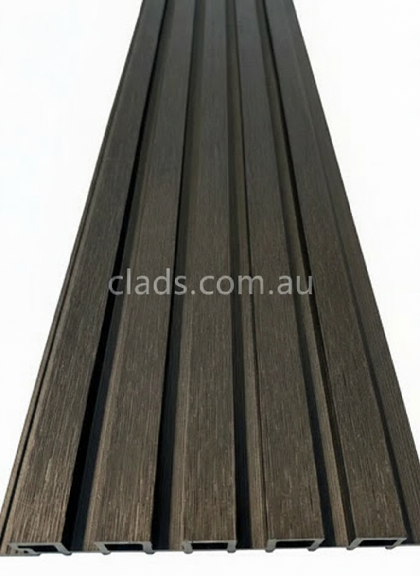 External Cladding In Black 5 Slat 5.8 M - Cladding Supplies Of Australia